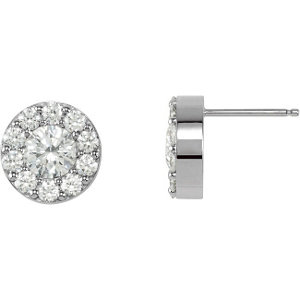 antique earrings, antique cz earrings